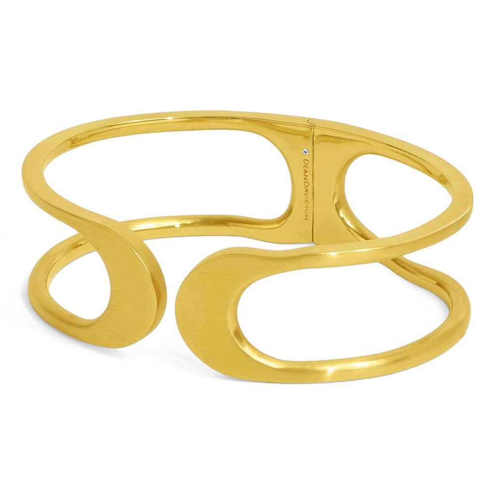 Dean Davidson Crosby Midi Cuff Bracelet 18k Gold Plate